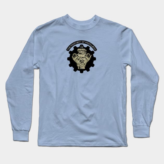 The Prophecy Of Propulsion (c) Black By Abby Anime Long Sleeve T-Shirt by Abby Anime